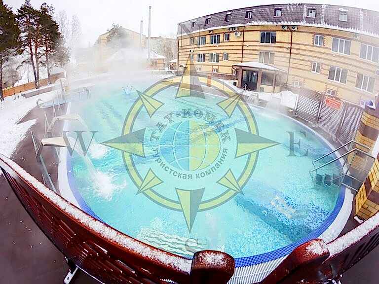 горячие источники зимой