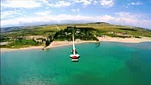 Самолет на Иссык-Куль