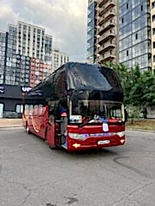 Спальный автобус на Северное побережье Иссык-Куля